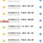 宋俊杰三元公寓套房公司门面房纳气真诀（精进班）课程录像21集视频