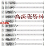 高德臣2021盲派六爻初中高级班录音课程+课件pdf 百度云下载！