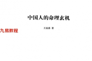 《中国人的命理玄机》_王溢嘉著241页.pdf     百度云免费下载！