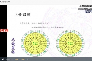 新月古典占星导论视频7集+8课讲义pdf 百度云下载！