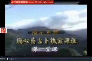 郑珂-梅花心易8集视频加讲义62页pdf（视频缺一集）     百度云下载！