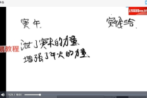 崔文举老师徒弟卯木2022盲派命理基础课程视频28集 百度云下载！