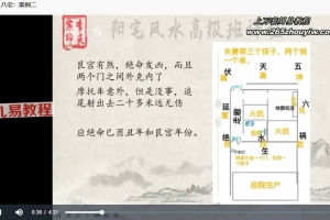 李炎辰  阳宅风水高级班内部课程80集视频 百度云下载！