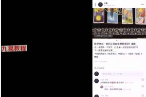 阿宝烨《塔罗牌引流变现项目》视频13集 百度云下载！