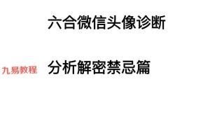 六合先生数理风水-头像诊断分析解密禁忌篇pdf 百度云下载！