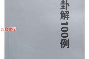 玄宗卦解100例pdf 88页百度云下载！
