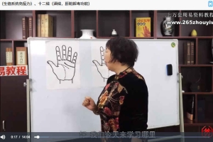 【中医手诊】郭立荣：看掌纹诊病症课程视频23集 百度云下载