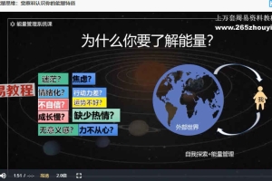 14天能量管理训练营（8.5-8.16）课程视频12集 百度云下载！