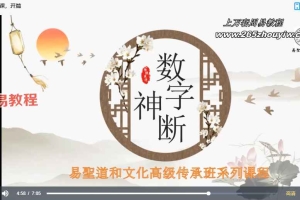 周盛渲《数字神断高级课程》22集视频 百度云下载！