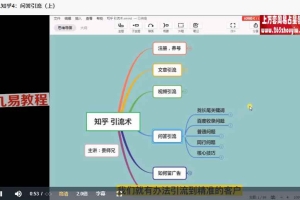 贵师兄风水玄学获客术，9种精准引流绝技（专题课）31集视频