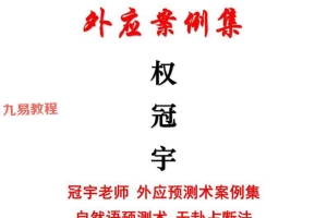 权冠宇-《外应案例集》pdf 158页 百度云下载！