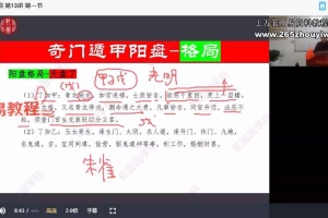 张春峰阳盘奇门遁甲全课程40集视频 百度云下载！