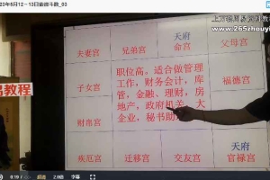 郭子谊《紫微课程2023年5月12～13日紫微斗数》直播视频5集