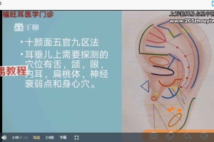 张福旺精讲耳穴诊断班视频24集 百度云下载！