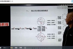 黄俊文2023新版《杨公风水》视频19集16小时 百度云下载！