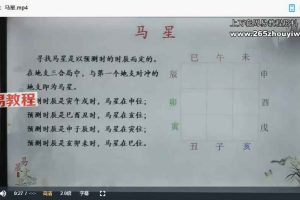 易晟奇门遁甲视频课程视频22集 百度云免费下载！