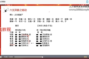 六爻心源云飛课程视频18集+资料三册PDF 百度云下载！
