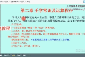 李品贤《上古三式大六壬课程入门到实战》54集视频 百度云下载！