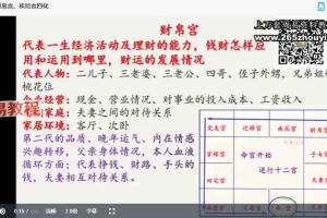 道门秘传 紫微斗数实战课程视频20集 百度云下载！
