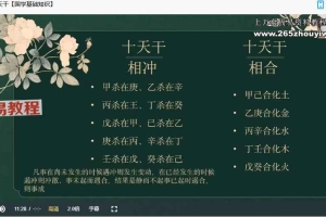 易熵元国学基础知识视频一集 百度云免费下载！