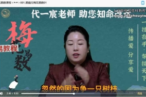 易熵元梅花易数课程视频79集 百度云下载！