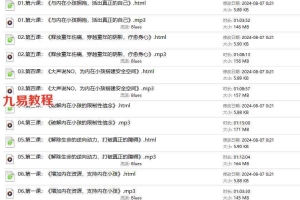 【内在小孩系列课程】疗愈内在小孩一阶：传授实修疗愈法，张继舫导师讲授录音 百度云
