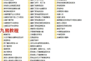 清家门900套合集各种阵法治病符咒 图片+录音+视频 百度云