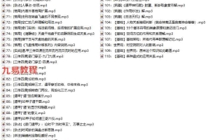 墨狂机构【奇门遁甲完整版】录音课程110集 百度云下载！