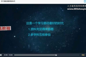 张琛平  漫话易经3集视频+录音一集 百度云免费下载！