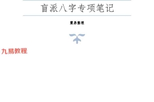 崔老师盲派八字（专项）笔记-294页.pdf 百度云下载！