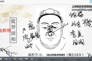 龍羿面相高级课视频60集+录音课程 百度云下载！