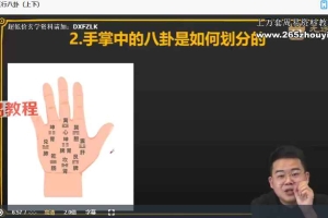 侯宗哲侯宗原掌纹解读课程十六章视频37集 百度云下载！