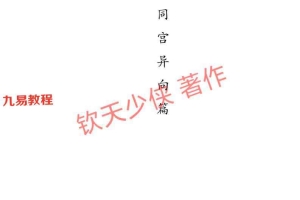 钦天少侠-破译北派紫微斗数同宫异向篇.pdf 114页 百度云下载！