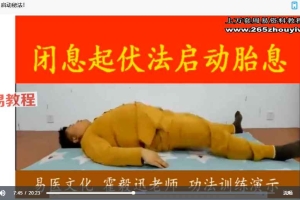 天罡阁《胎息养生》系统课程视频3集 百度云下载！