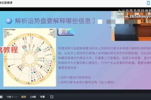 Y逸行初中高阶西方占星精华课视频+文档pdf 百度云下载！