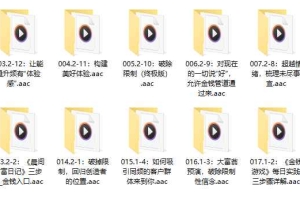 《金钱显化游戏》第一、二轮：持续每日入账的三步骤音频 百度云下载！
