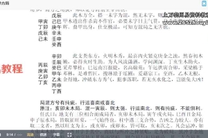 云野老师滴天髓讲解视频50集 百度云下载！