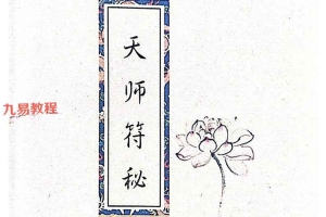 《天师秘符》.pdf 天师符秘 155页 百度云下载！