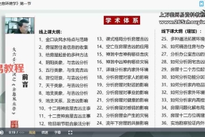 张瑞依《大六壬金口诀预测学》全科班-视频合集 百度云下载！