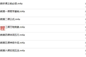 一“易”傍身  零基础  r6课学会用梅花易数音频 百度云下载！