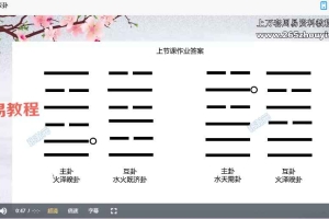 张瀚元梅花易数课程40集视频 百度云下载！