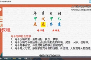 陈源瀚25年 乙巳年子平传授课程104集视频 百度云下载！