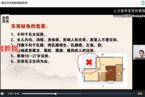 金霖老师家居风水课程视频16集 百度云下载！