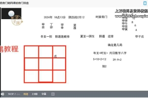 道源老师2025年奇门至尊班催桃花斩桃花婚姻和合局 视频31集 百度云下载！