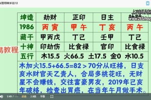韦杰耀《八字命理用神岁运》18集视频 百度云下载！